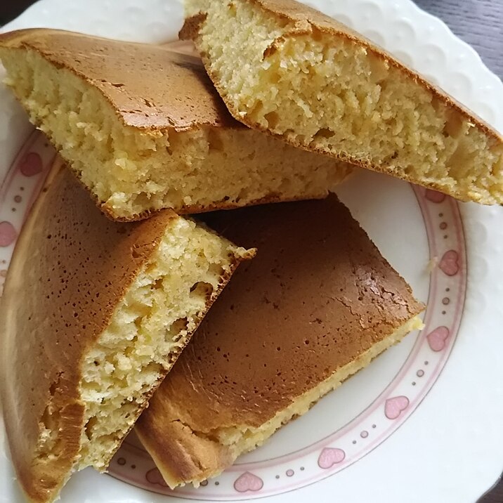 きな粉砂糖のホットケーキ(^^)